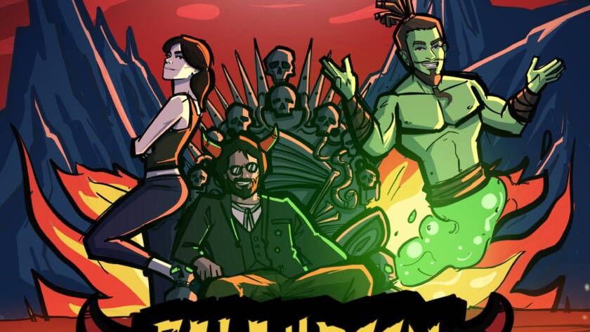 Falahdeen goes to hell Cover