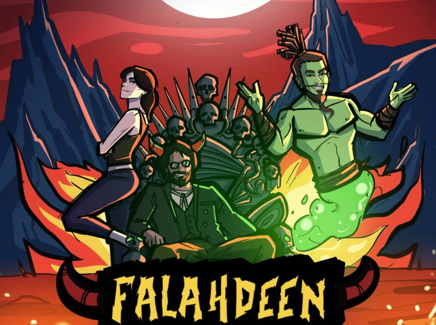 Falahdeen goes to hell Cover